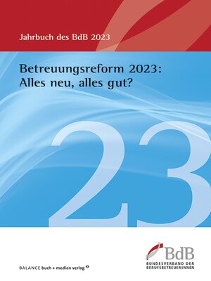 cover image of Betreuungsreform 2023